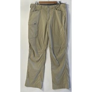 Mens EDDIE BAUER Tech Cargo Pants Hiking Nylon Blend 36 Chino Stretch 36x31